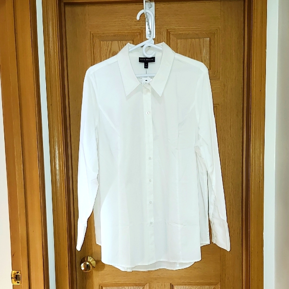 NWT Lane Bryant White Dress Shirt 18